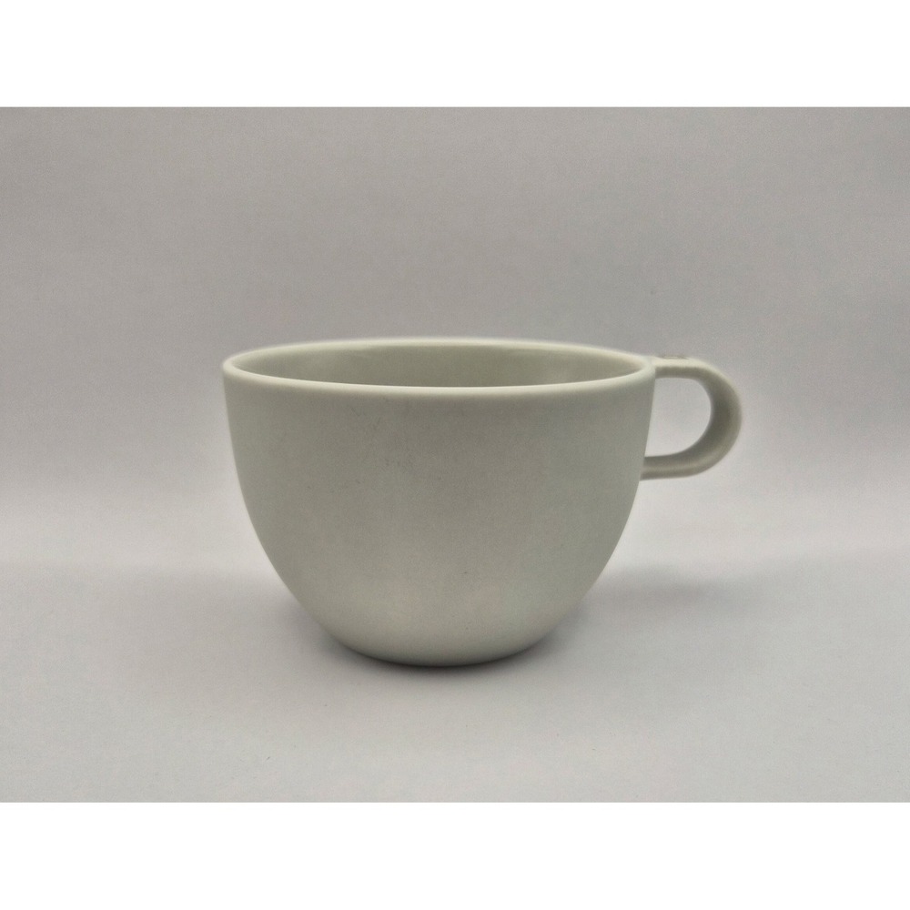 Nespresso Barista Collection Cappuccino Mug Light Gray Minimalist Design